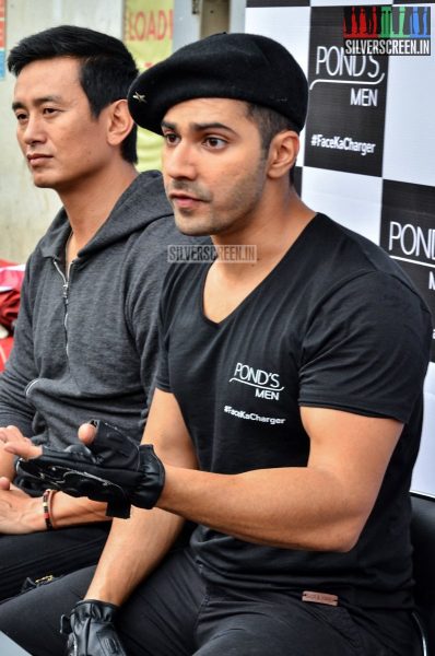 Varun Dhawan at Ponds Ad Shoot