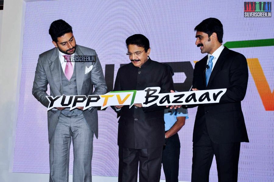 Abhishek Bachchan at the Launch of YuppTV Bazaar