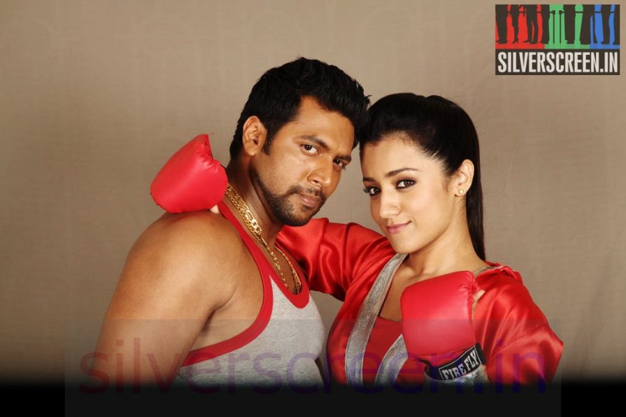 Actor Jayam Ravi and Actress Trisha at Bhooloham Movie (Or Boologam) Stills