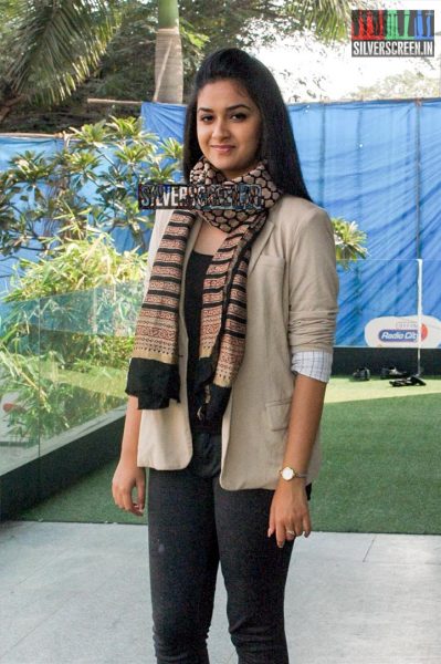 Keerthi Suresh Promotes Nenu Sailaja at Radio City