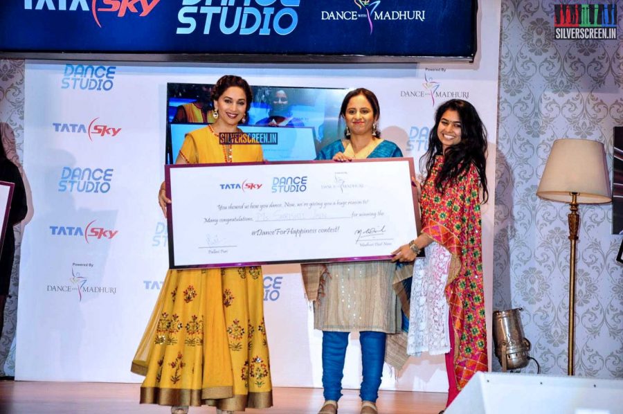 Madhuri Dixit at the Launch of Tata Sky Dance Studio