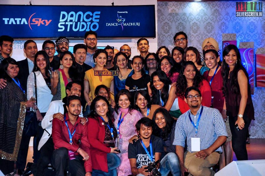 Madhuri Dixit at the Launch of Tata Sky Dance Studio