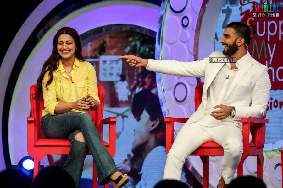 Ranveer Singh at the My School Campaign by NDTV and Coca Cola