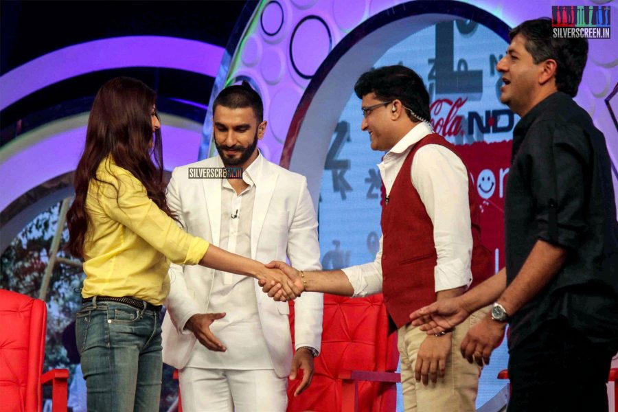 Ranveer Singh at the My School Campaign by NDTV and Coca Cola