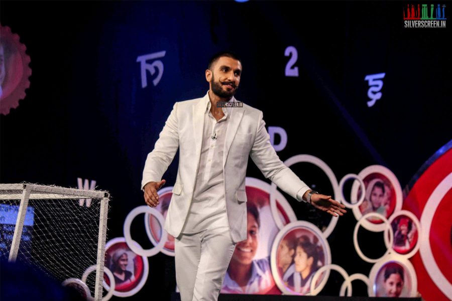 Ranveer Singh at the My School Campaign by NDTV and Coca Cola