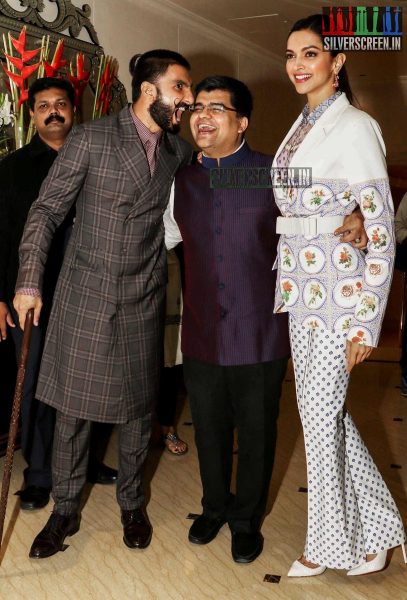 Ranveer Singh & Deepika Padukone at the Announcement of 61st Britannia Filmfare Awards 2015
