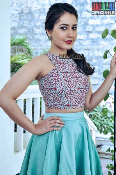 Rashi Khanna at the Bengal Tiger Movie Promotions