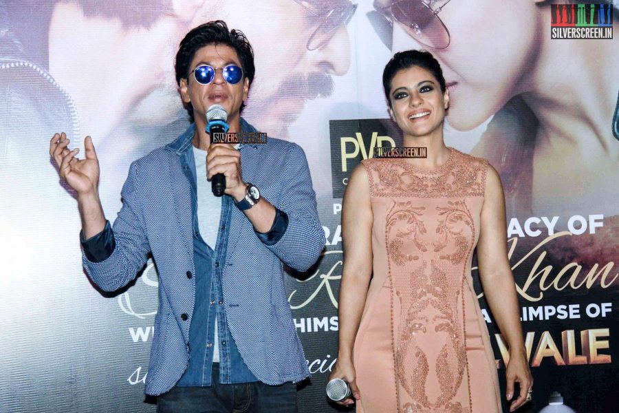 Shahrukh Khan and Kajol at the Sneak Preview of Dilwale