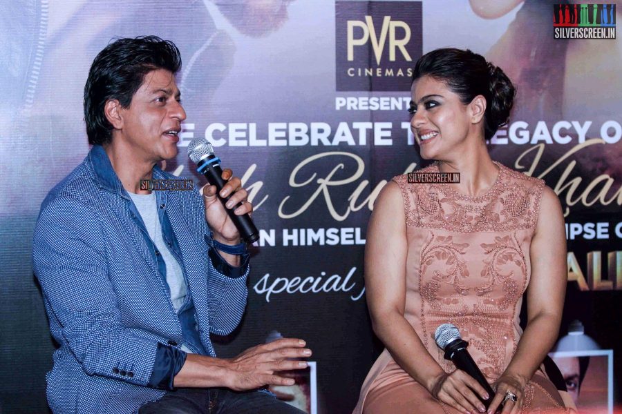 Shahrukh Khan and Kajol at the Sneak Preview of Dilwale