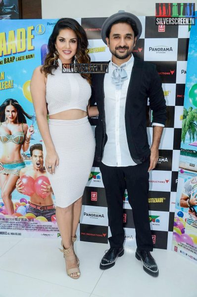 Sunny Leone at Xmass Shoot with Vir Das