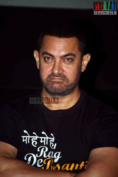 Aamir Khan & Siddharth at the Rang De Basanti Reunion Event