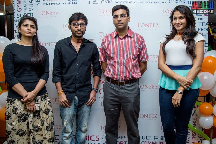 Andrea Jeremiah at the Inauguration of Toneez Fitness Centre