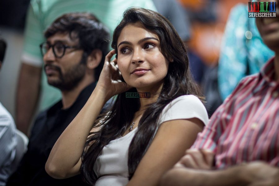 Andrea Jeremiah at the Inauguration of Toneez Fitness Centre