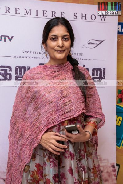 Celebrities at Irudhi Suttru Movie Premiere
