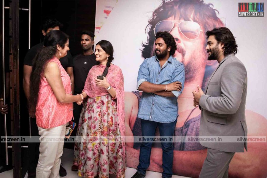 Celebrities at Irudhi Suttru Movie Premiere