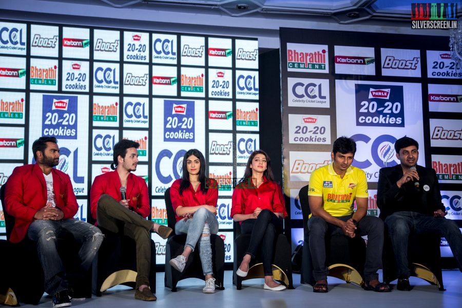 Celebrities at the Launch of CCL Season 6 at Chennai