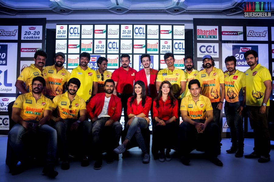 Celebrities at the Launch of CCL Season 6 at Chennai