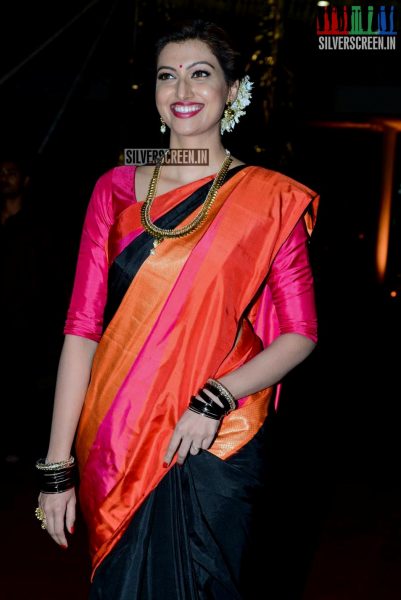 Hamsa Nandini Attend The Half Saree Function of Producer PVP's Daughter