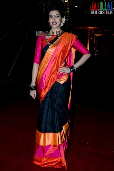 Hamsa Nandini Attend The Half Saree Function of Producer PVP's Daughter