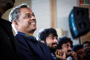 Director Gautham Vasudeva Menon at Idhu Enna Maayam Audio Launch