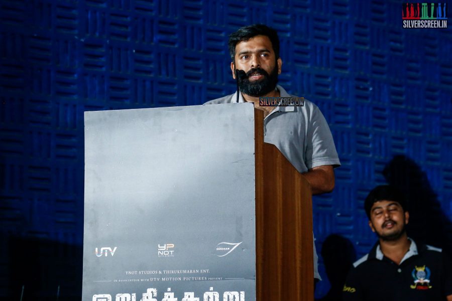 at Irudhi Suttru Press Meet