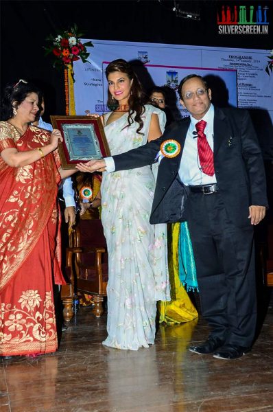 Jacqueline Fernandez at the International Commerce and Management Conference