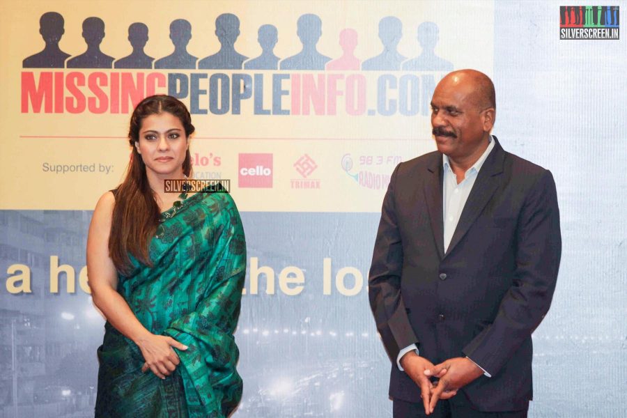 Kajol at the Launch of Retired Mumbai ACP Vasant Dhoble’s Website