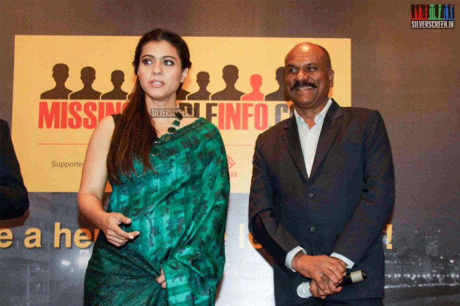 Kajol at the Launch of Retired Mumbai ACP Vasant Dhoble’s Website