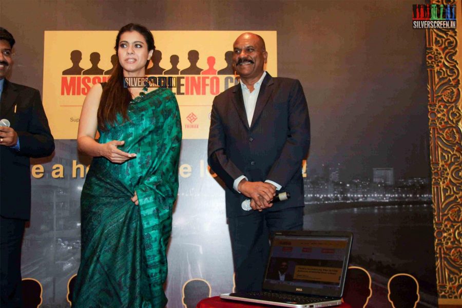 Kajol at the Launch of Retired Mumbai ACP Vasant Dhoble’s Website