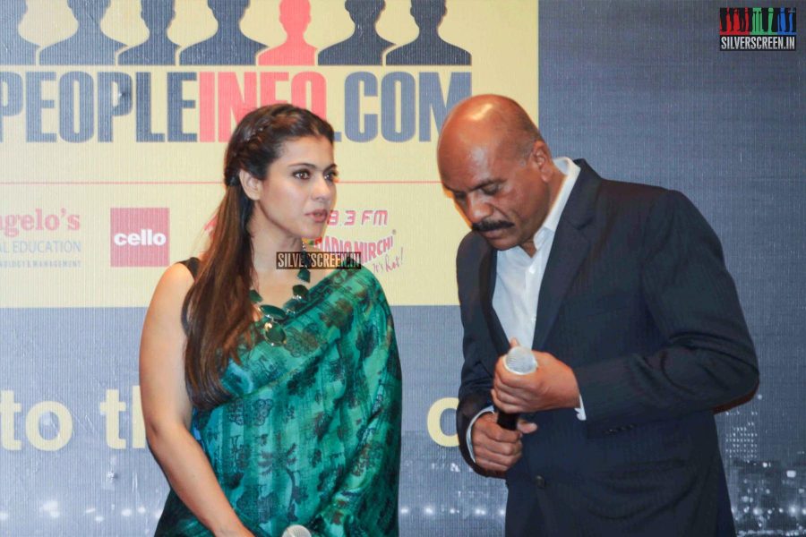 Kajol at the Launch of Retired Mumbai ACP Vasant Dhoble’s Website