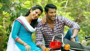 Vishal and Catherine Tressa in Kathakali Movie Stills