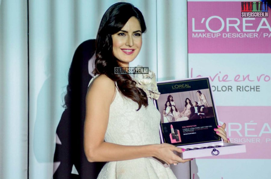 Katrina Kaif at the Launch of L'Oreal's La Vie En Rose Collection