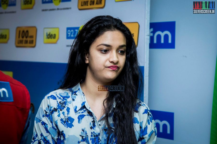 Keerthi Suresh Graces 100 Hours RJ Marathon by RJ Giri Giri