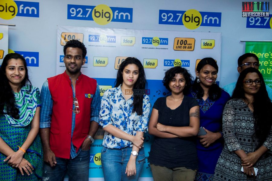 Keerthi Suresh Graces 100 Hours RJ Marathon by RJ Giri Giri