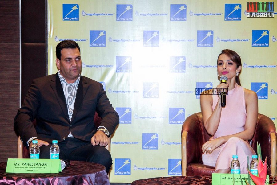 Malaika Arora Khan at the Playwin Winners Press Meet