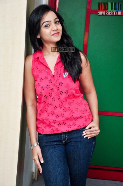 Nithya Shetty Promotes Padesaave at Radio Mirchi