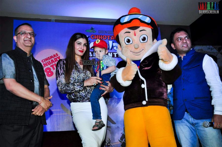 Raveena Tandon at Chota Bheem Movie Premiere