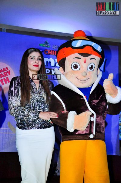 Raveena Tandon at Chota Bheem Movie Premiere