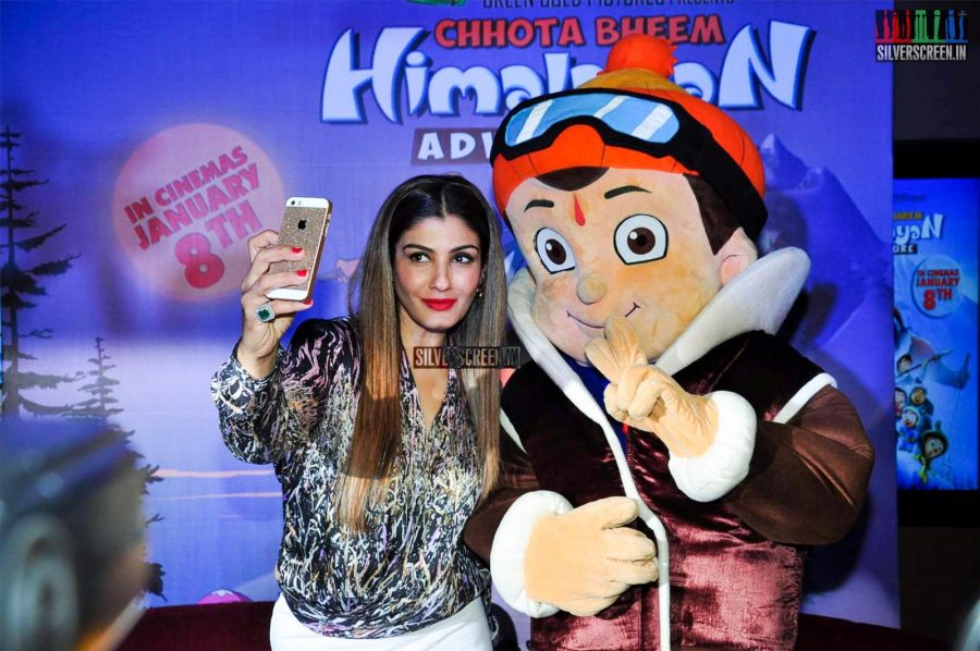 Raveena Tandon at Chota Bheem Movie Premiere