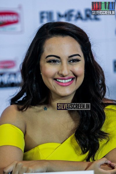 Sonakshi Sinha at the Announcement of 61st Britannia Filmfare Awards 2015