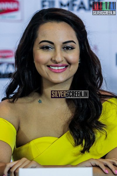 Sonakshi Sinha at the Announcement of 61st Britannia Filmfare Awards 2015