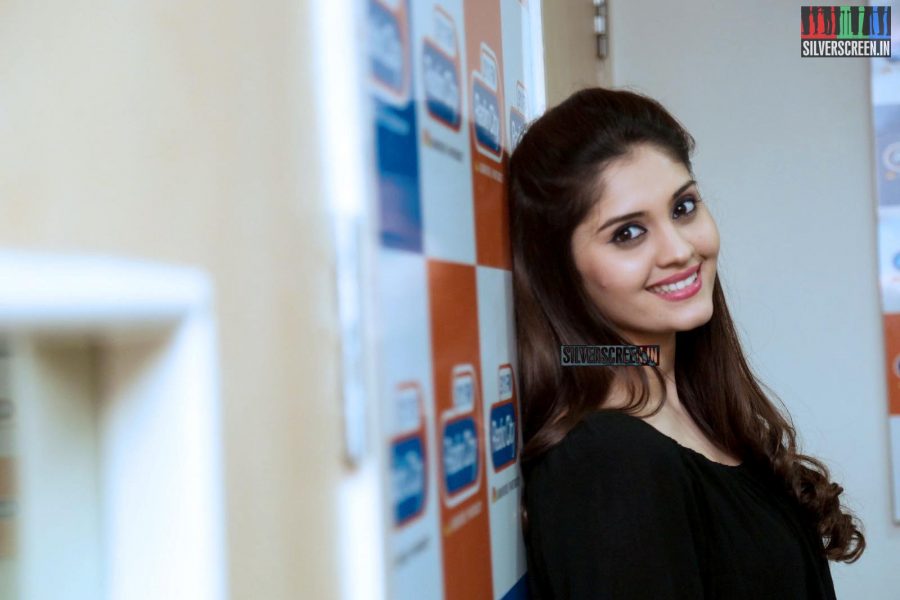 Surabhi Promotes Express Raja at Radio City