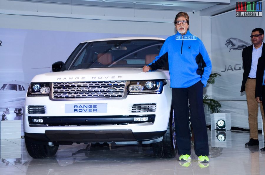 Amitabh Bachchan Poses with his New Range Rover