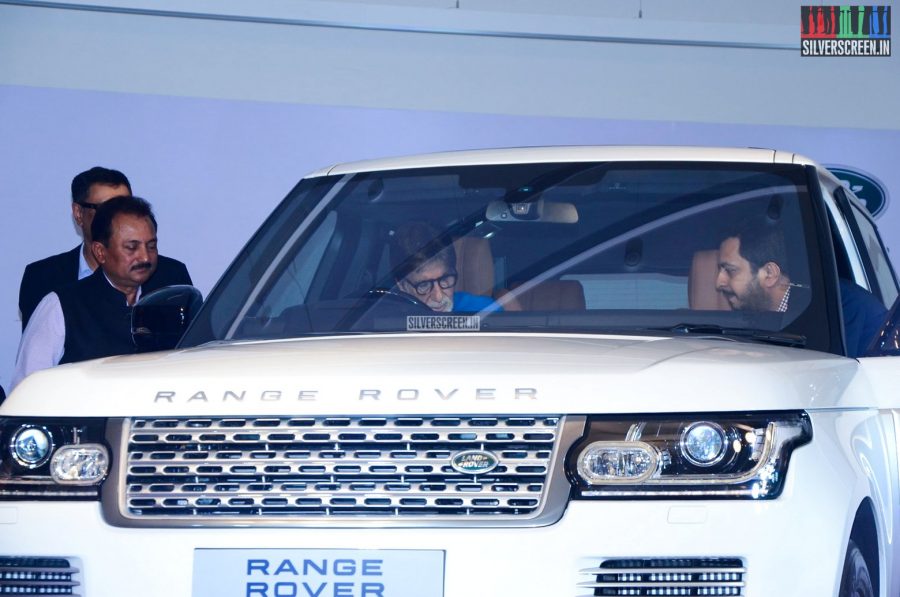 Amitabh Bachchan Poses with his New Range Rover