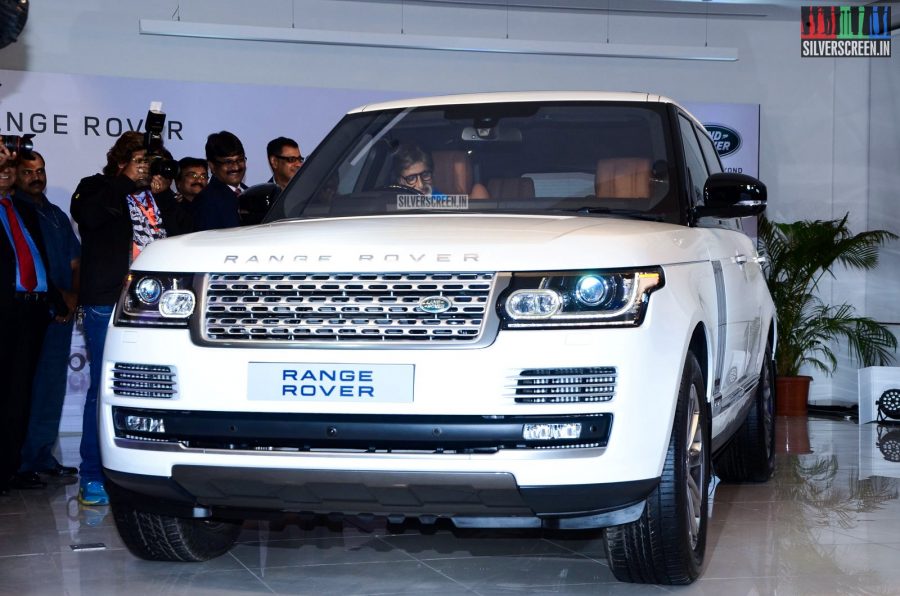 Amitabh Bachchan Poses with his New Range Rover