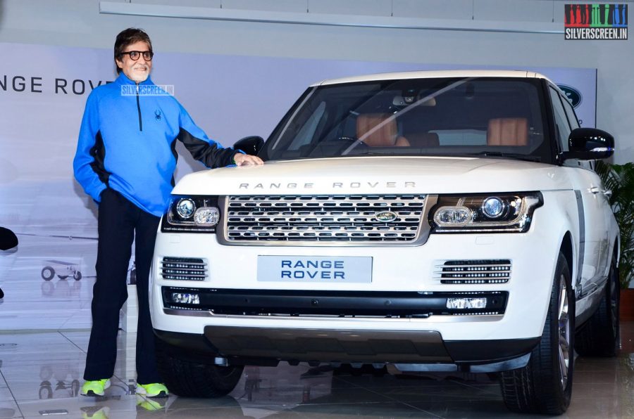 Amitabh Bachchan Poses with his New Range Rover