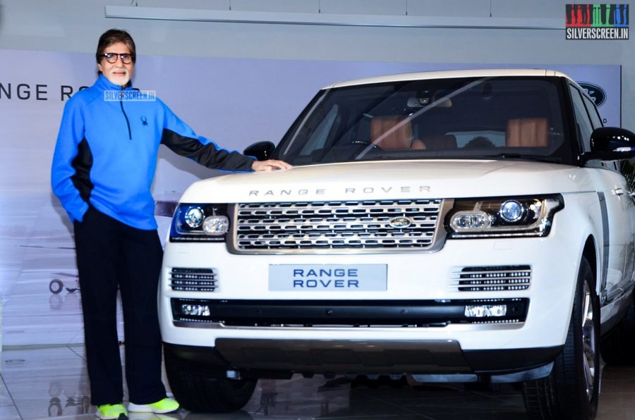 Amitabh Bachchan Poses with his New Range Rover