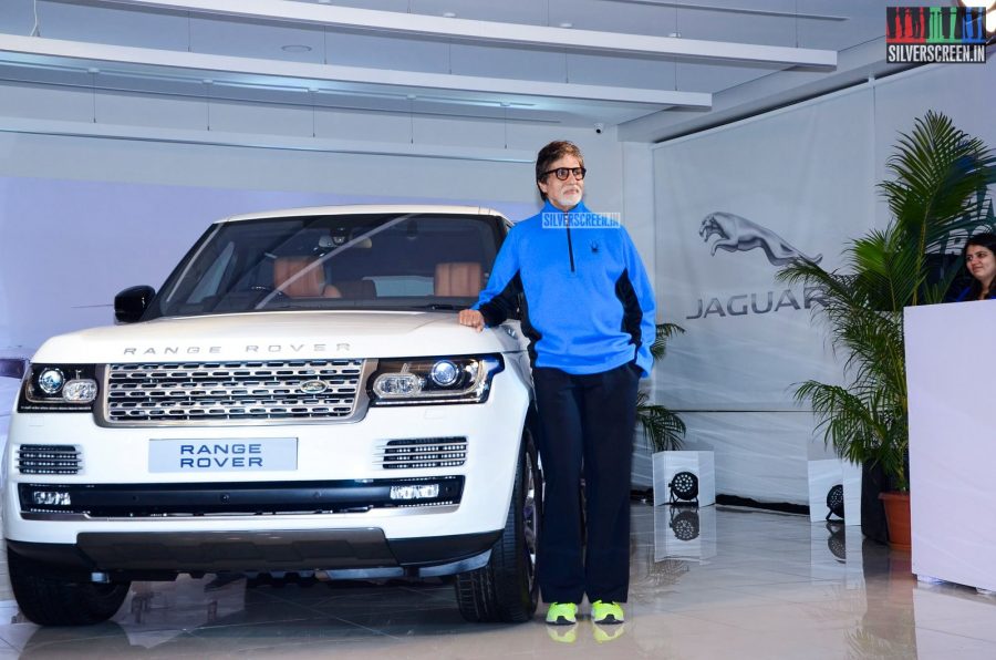 Amitabh Bachchan Poses with his New Range Rover