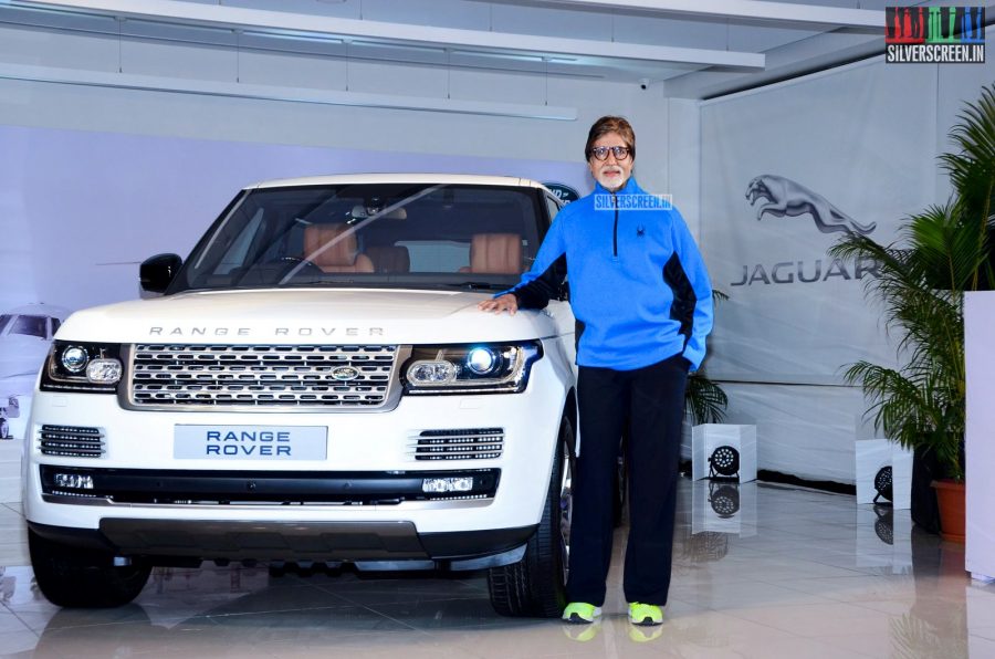 Amitabh Bachchan Poses with his New Range Rover