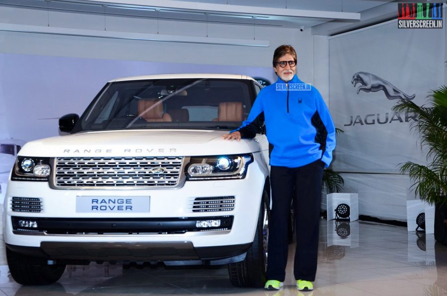 Amitabh Bachchan Poses with his New Range Rover